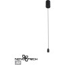 Корпус накладной NOVOTECH VITZ 359359 KONST NT24 000 с драйвером для подвесного вертикального монтажа светильников 359343-359358 IP20 8-24W 170-265V черный NV-359359